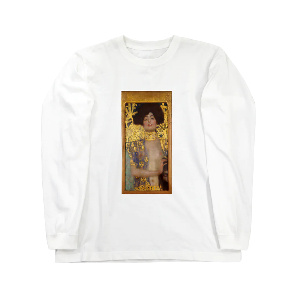 Art Baseのグスタフ・クリムト / ユディト I / 1901 / Gustav Klimt/ Judith I  ロングスリーブTシャツ