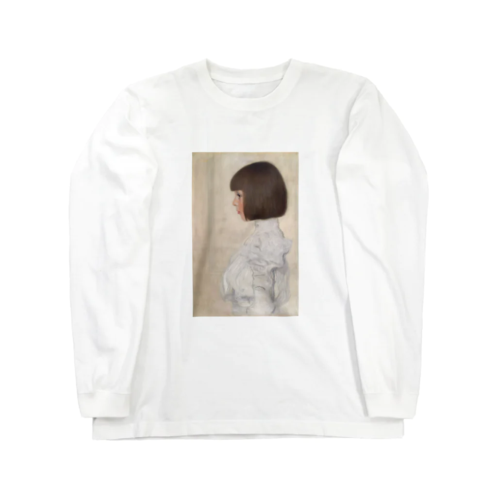 Art Baseのグスタフ・クリムト / ヘレーネクリムトの肖像 / 1898 / The portrait of Helene Klimt /Gustav Klimt  Long Sleeve T-Shirt