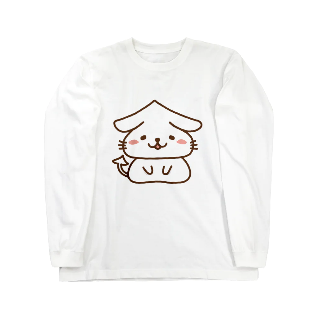 トムトムプリンのいかねこ ロングスリーブTシャツ