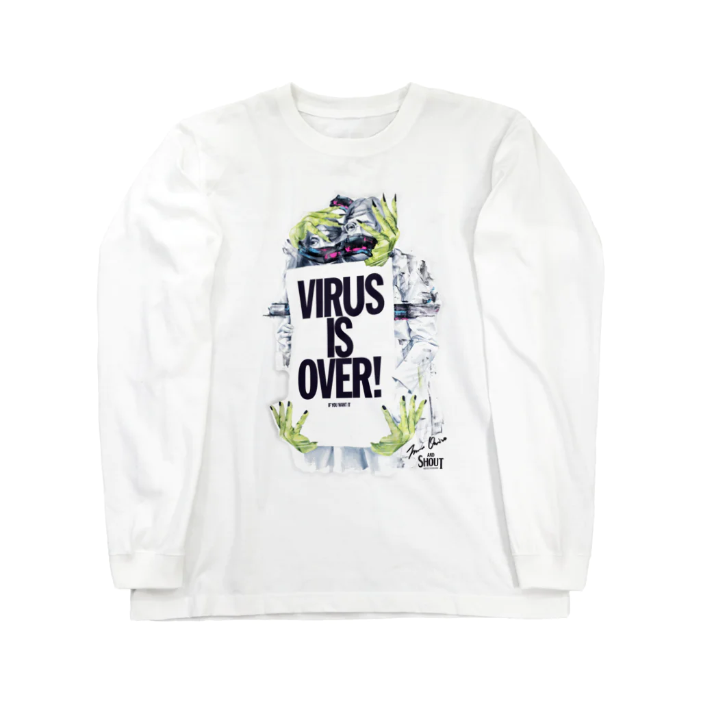 AND SHOUT merchandiseのオオシロムネユミ AND SHOUT Long Sleeve T-Shirt