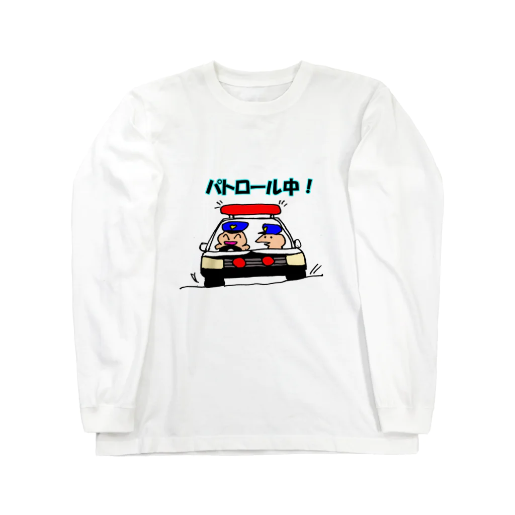 ema ショップのパトカー ロングスリーブTシャツ