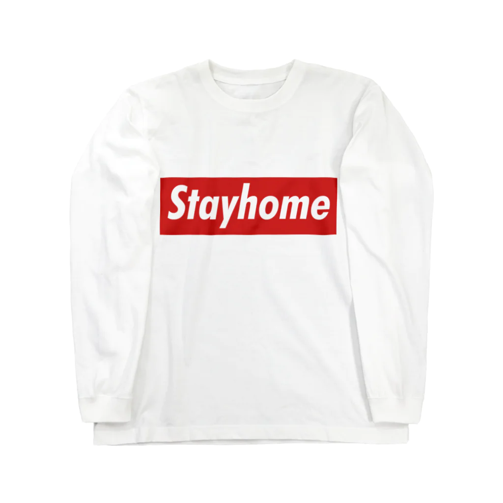 近藤商店湘南支店のStayhome BOXロゴシリーズ ロングスリーブTシャツ