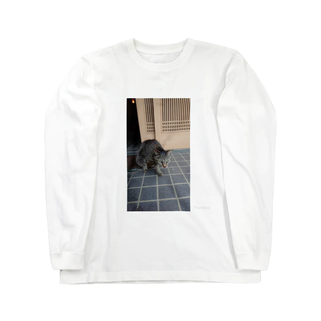 キジトラ猫ミミのキジトラ猫ミミさん。 Long Sleeve T-Shirt