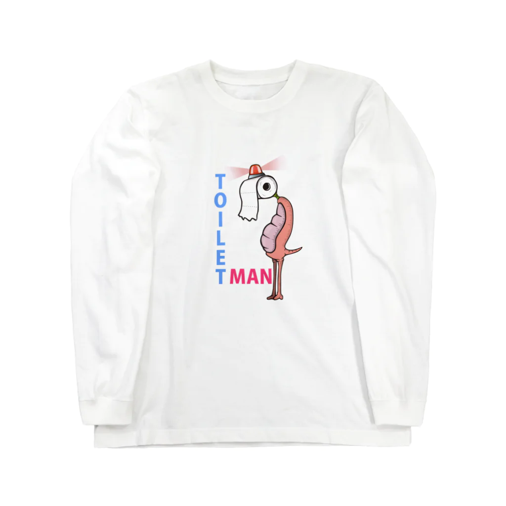 ヨシダアニマルズのトイレマン Long Sleeve T-Shirt