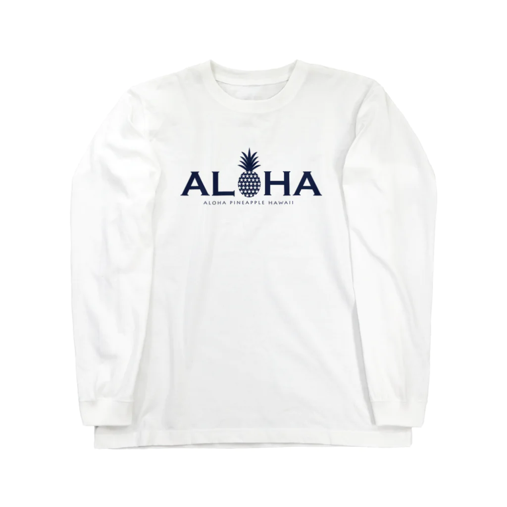 aloha_pineapple_hawaiiのALOHA パイナップル 030 ロングスリーブTシャツ