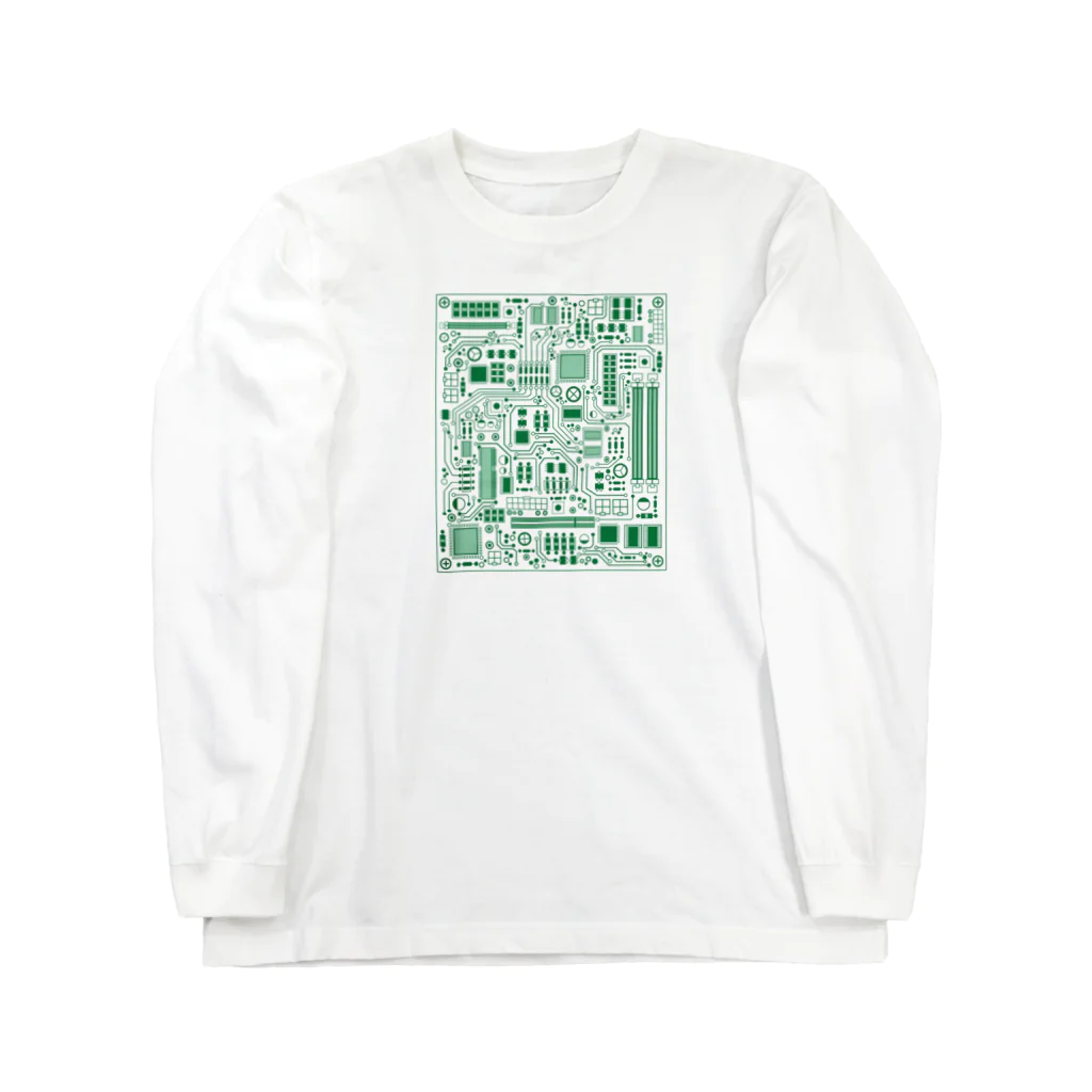 好きなもの工房の基板柄 Long Sleeve T-Shirt