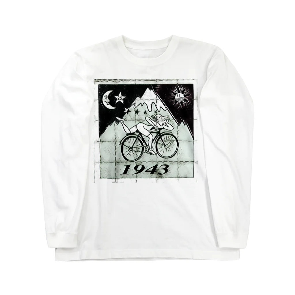 nikotyan420のL niko モノクロ Long Sleeve T-Shirt