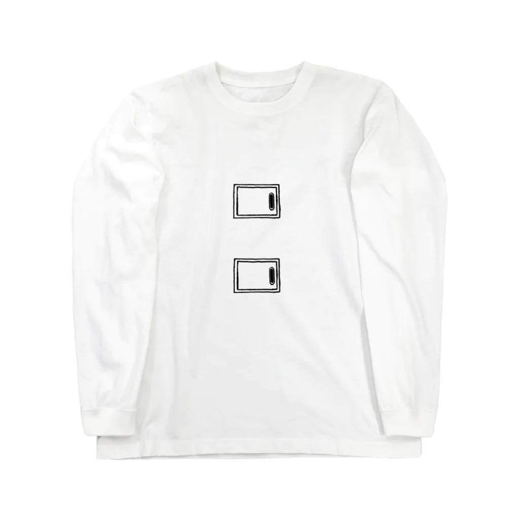 気ままに創作　よろず堂のスイッチ③白 Long Sleeve T-Shirt