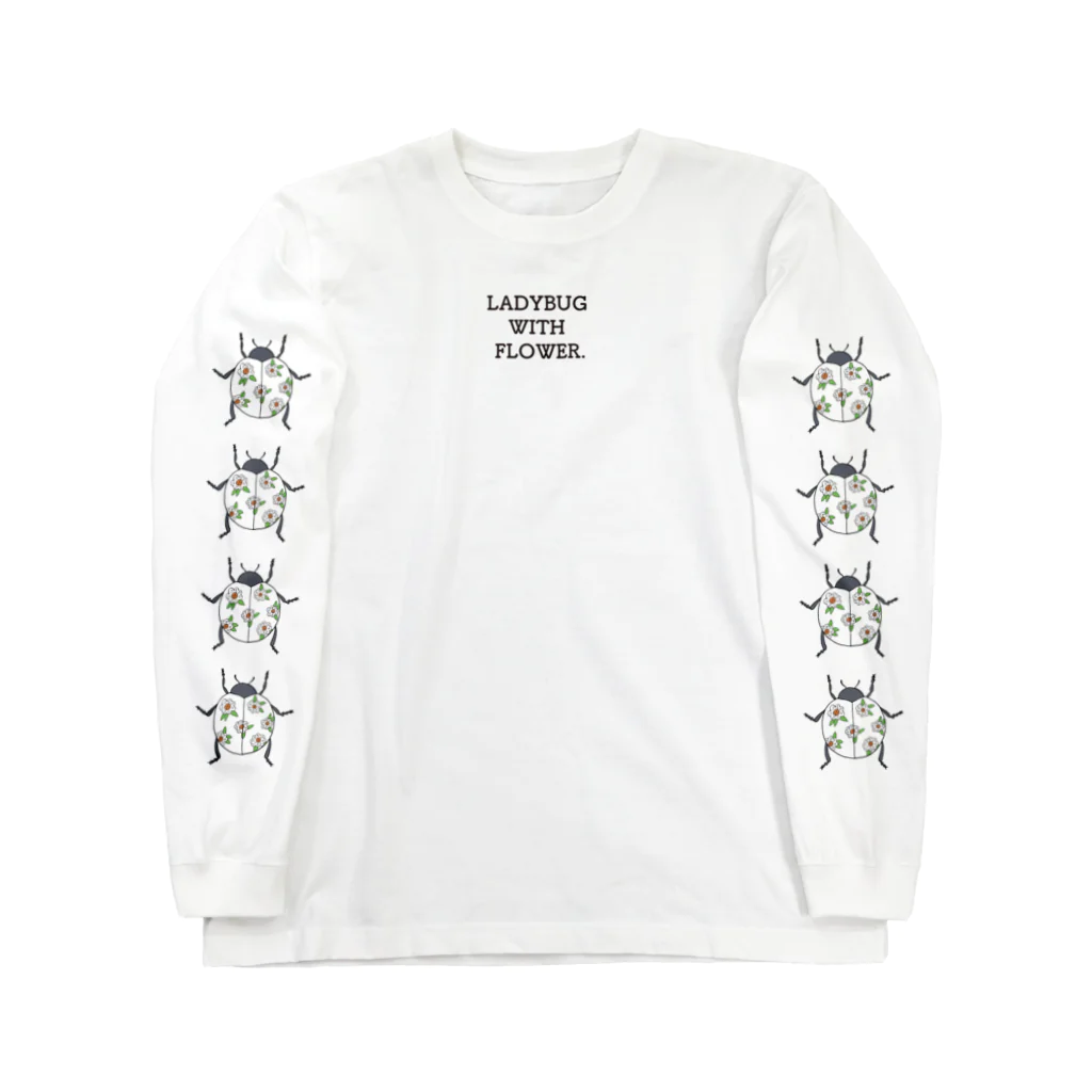 GYOBAYUMIの花柄てんとう虫 ロンT Long Sleeve T-Shirt