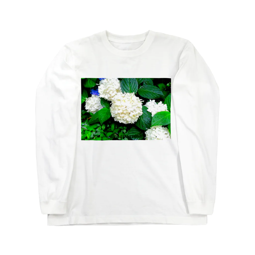 saraquaarinaの紫陽花 Long Sleeve T-Shirt