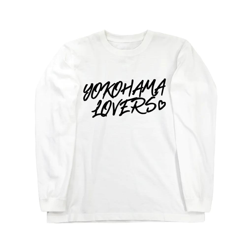 KEN's☆BASEBALL FAN SHOPのYOKOHAMA LOVERS 3 Long Sleeve T-Shirt