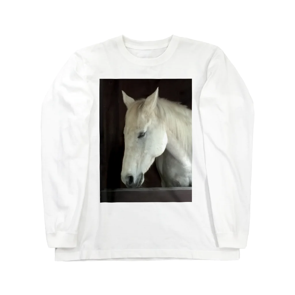 naninaの美しき白馬 Long Sleeve T-Shirt