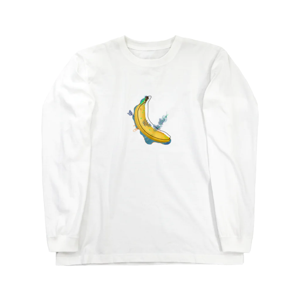 JunnaのUchinukare Banana ロングスリーブTシャツ