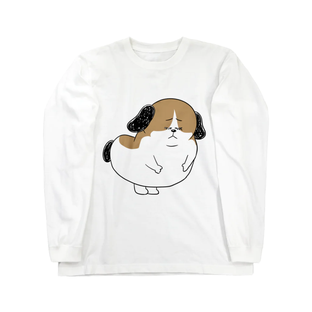 マツバラのもじゃまる謝罪 Long Sleeve T-Shirt