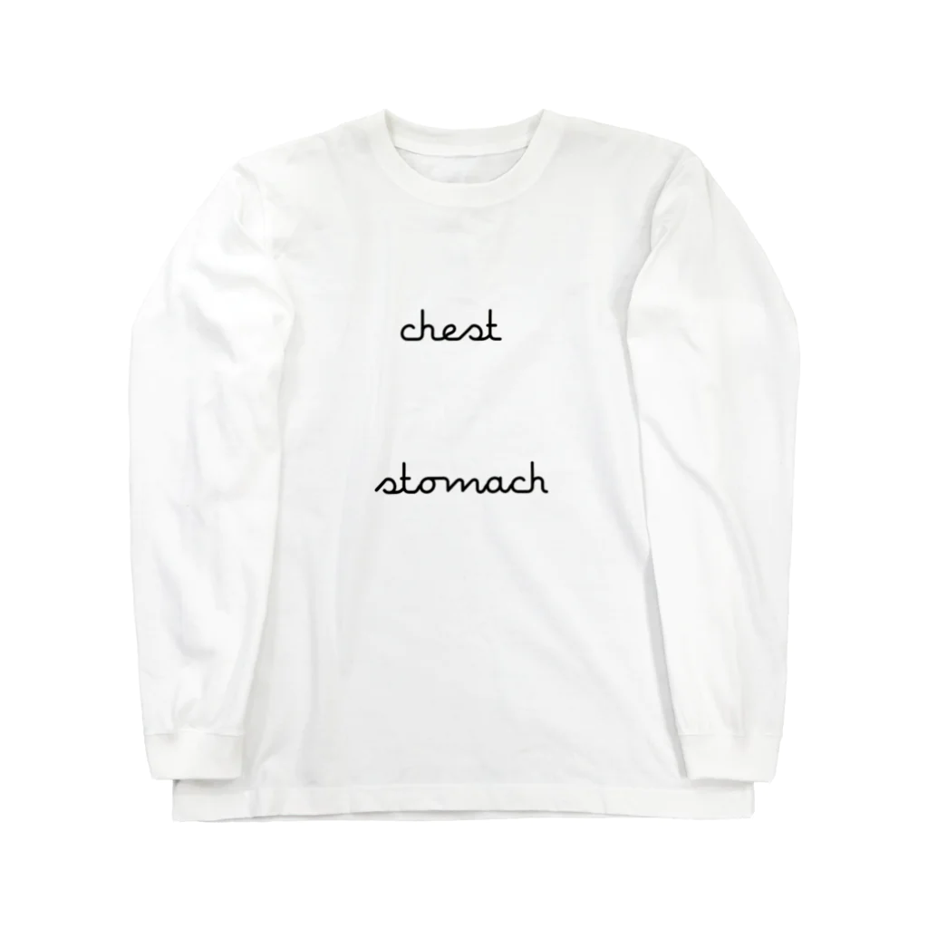 mishopa.のchest_stomach ロングスリーブTシャツ