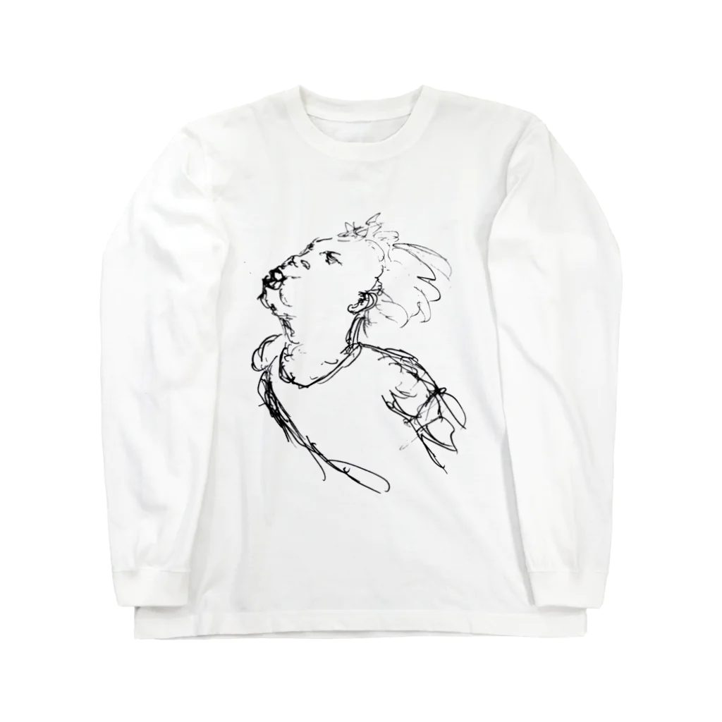 ちびシャトルのふきとばす Long Sleeve T-Shirt