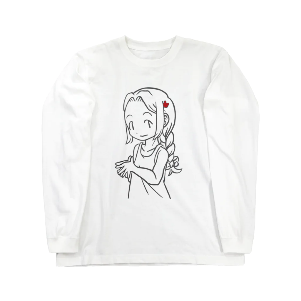 humming studioのリトルガール Long Sleeve T-Shirt