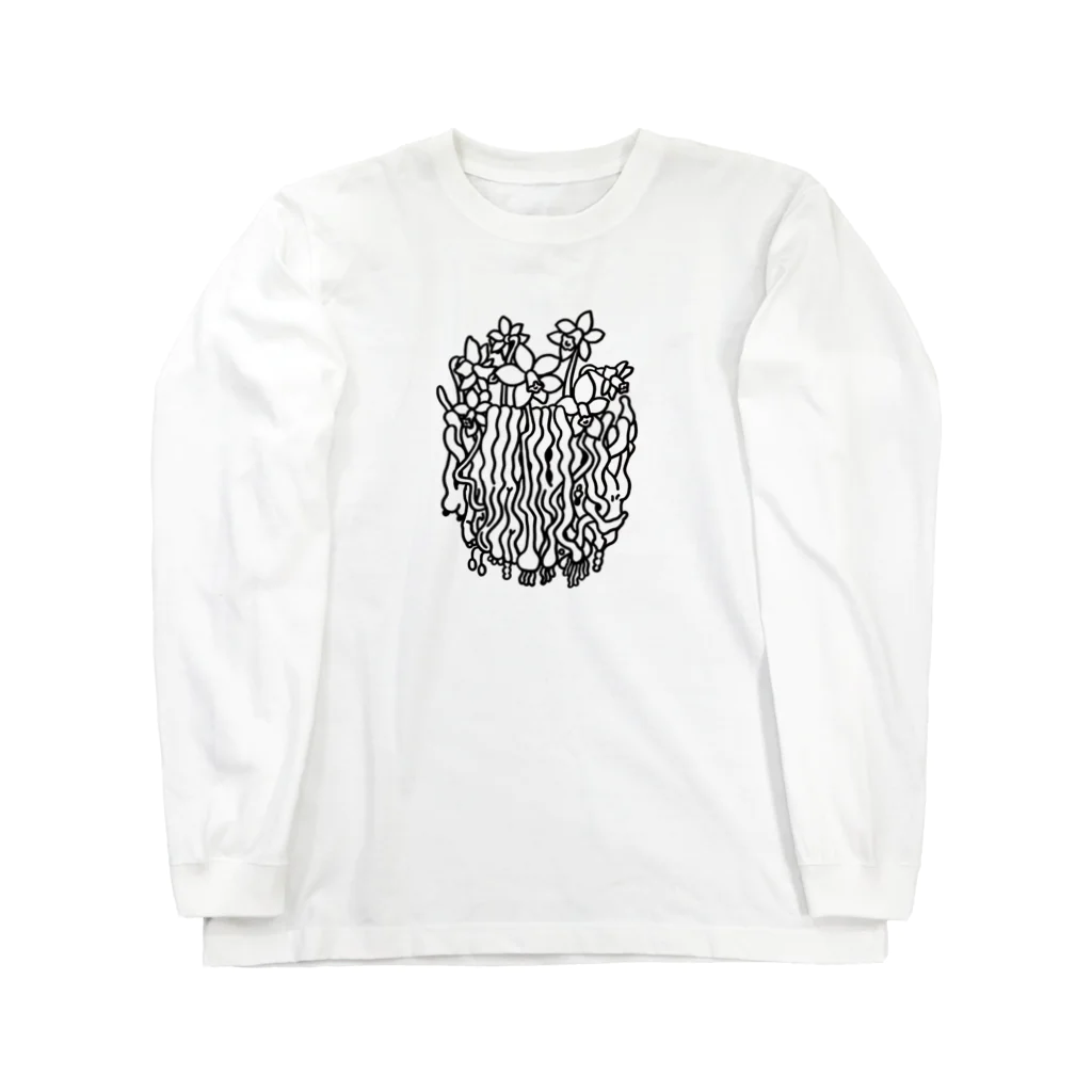 花泥棒の控えめに満開 Long Sleeve T-Shirt