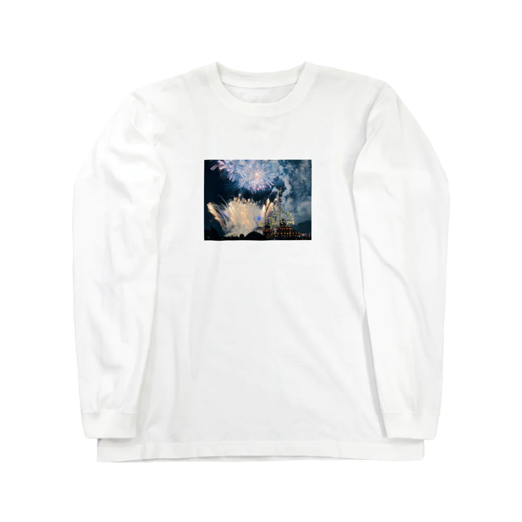 mkshopの花火 Long Sleeve T-Shirt