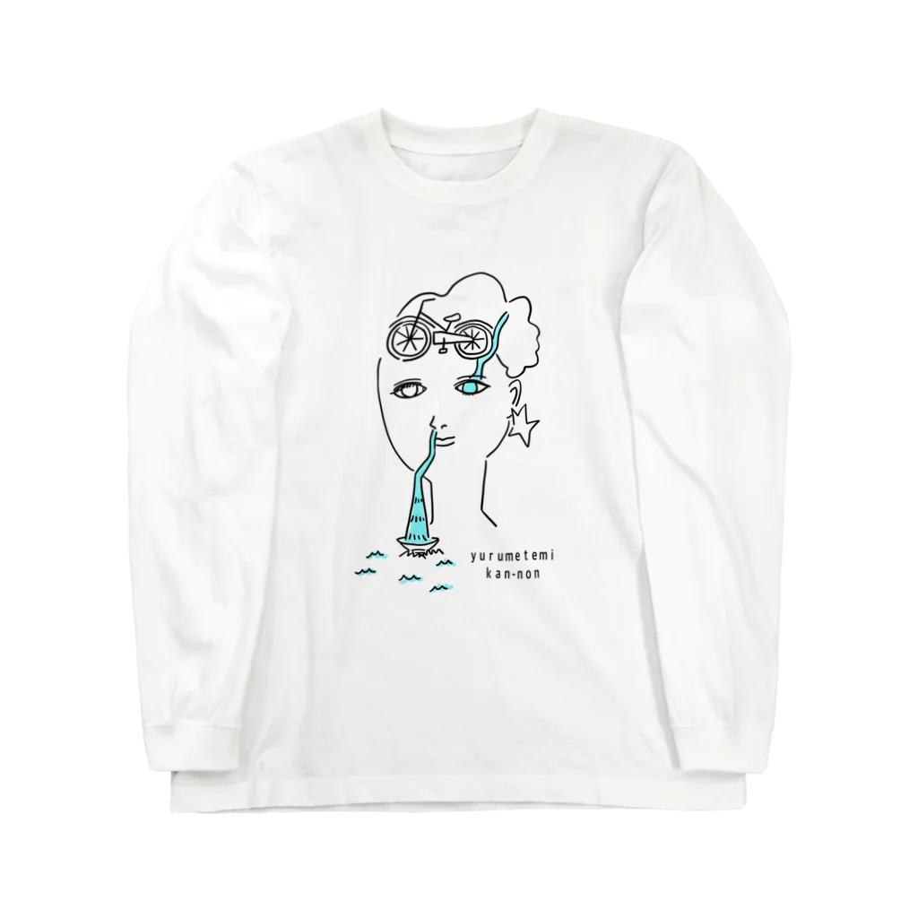 小川賀子のゆるめてみ観音 Long Sleeve T-Shirt