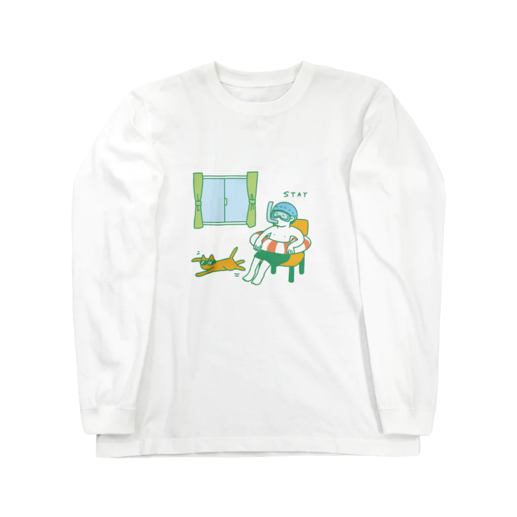 dachico's shopの旅行は控えましょう Long Sleeve T-Shirt