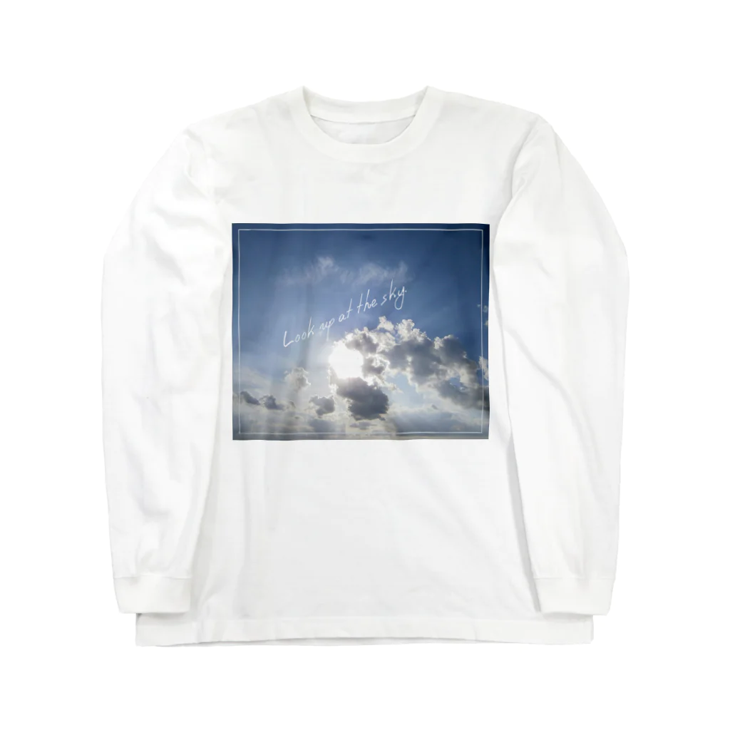 さら｜空コレクターのきょうのそら「青空」 Long Sleeve T-Shirt