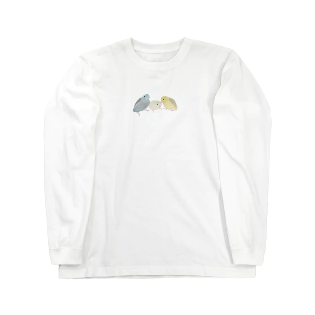 ごま小鳥店の３マメ Long Sleeve T-Shirt