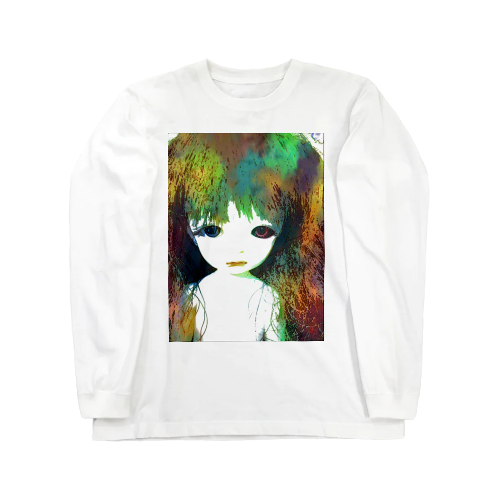 nicoragoriraのRed eyes Long Sleeve T-Shirt