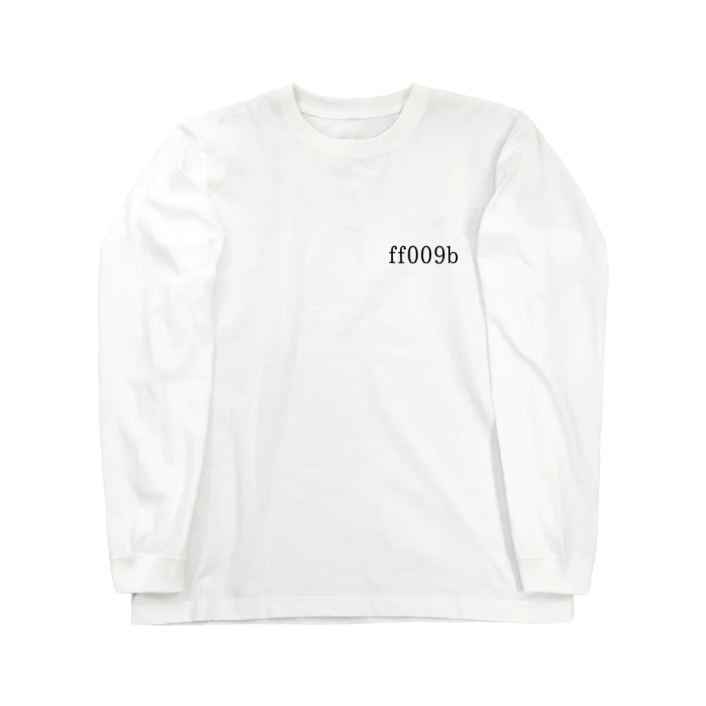 ff009bのガードレール/花 ロングスリーブTシャツ