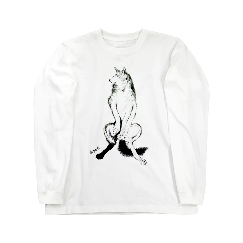 made blueのStanding wolf Long Sleeve T-Shirt