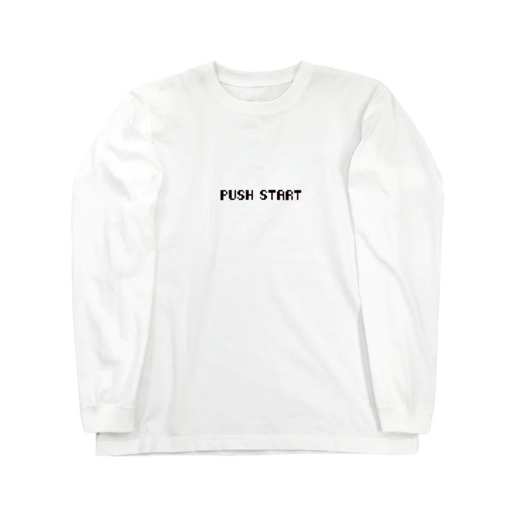 ゲッコー商店のPUSH START ロングスリーブTシャツ