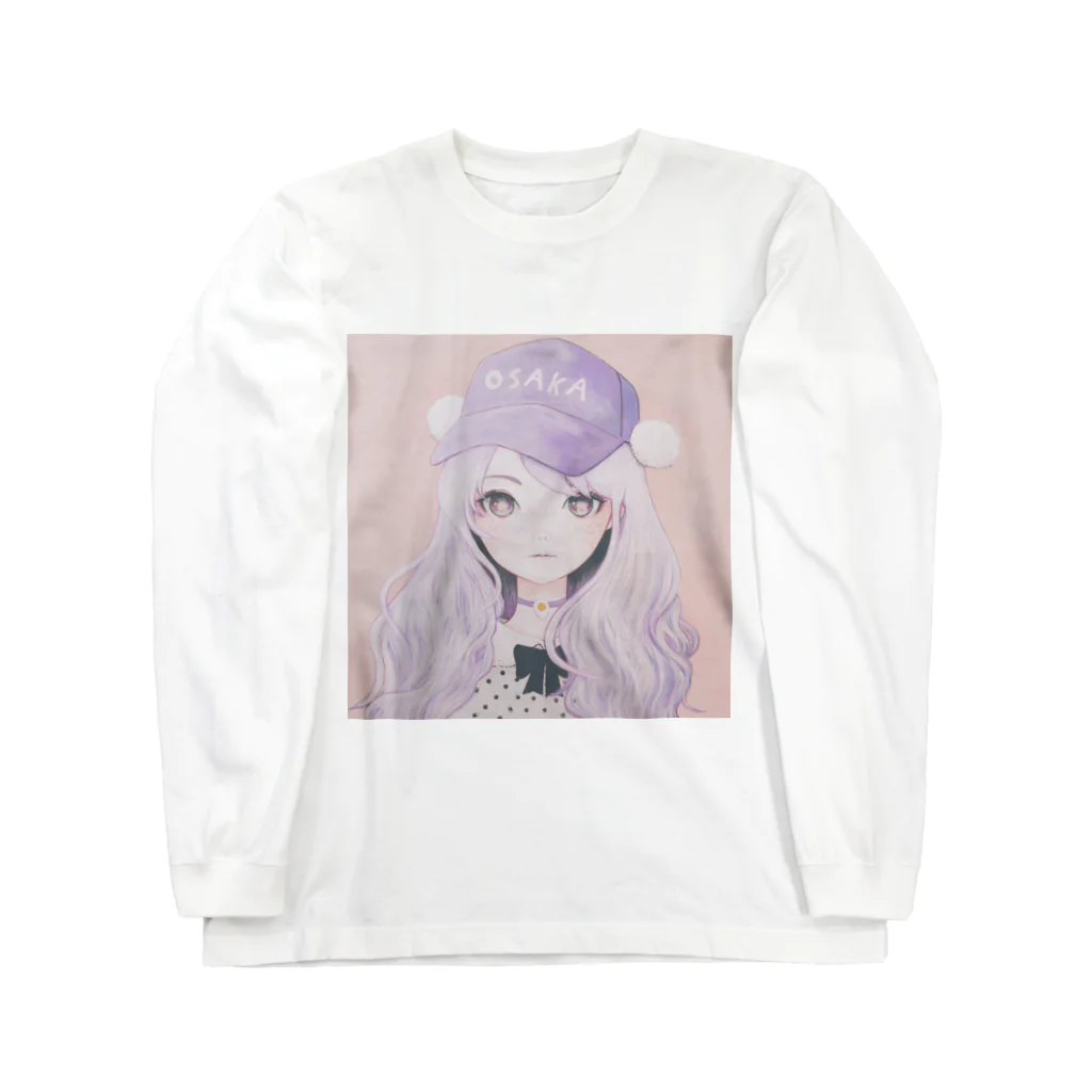 KAORU HASEGAWA WEBSTORE SUZURIのRicehime ロングスリーブTシャツ