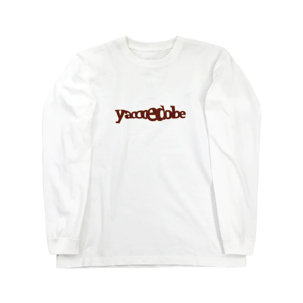 teenagersのyaccoedobe backprint Long Sleeve T-Shirt