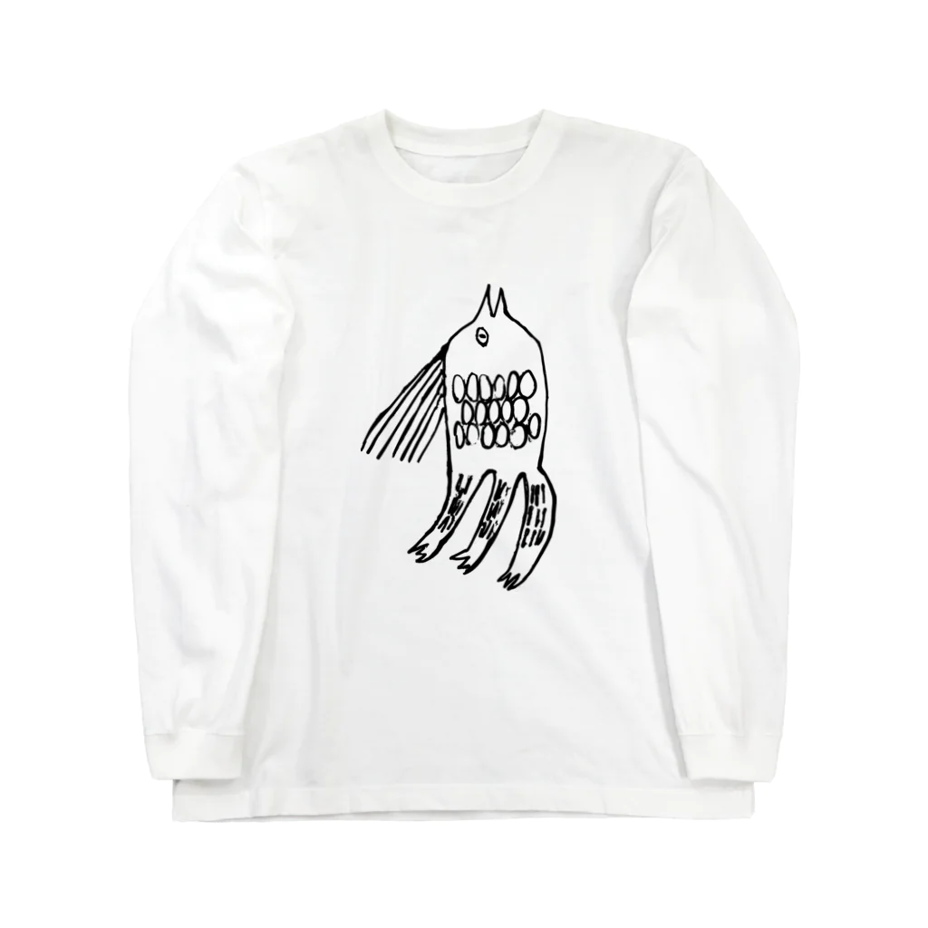 ハヤシアカネのアマビエ　とっぶ Long Sleeve T-Shirt