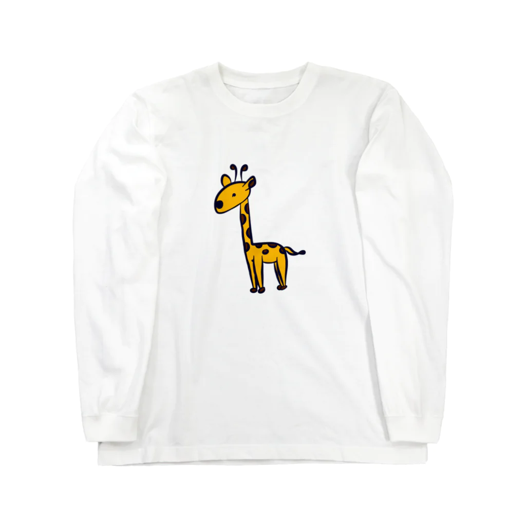 Shop-TSUMIKIのキリン Long Sleeve T-Shirt