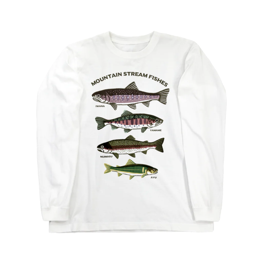 Tree Sparrowの渓流魚 Long Sleeve T-Shirt