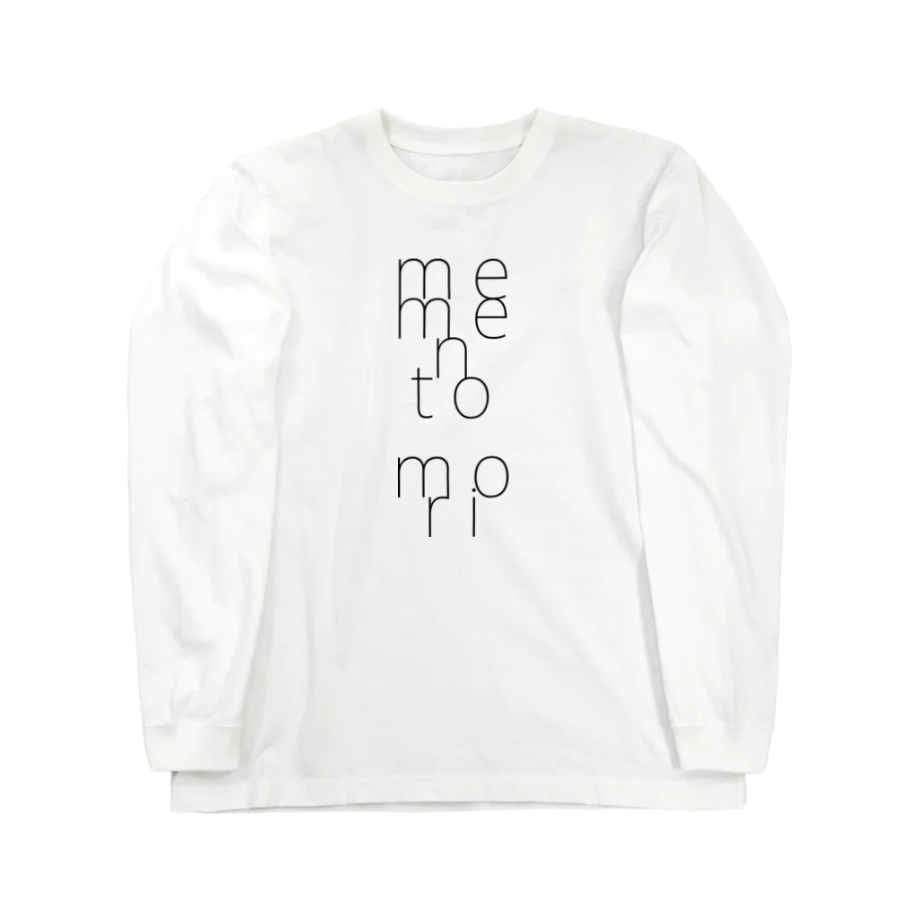 ポジティブＴシャツ屋さんのメメントモリ memento mori Long Sleeve T-Shirt