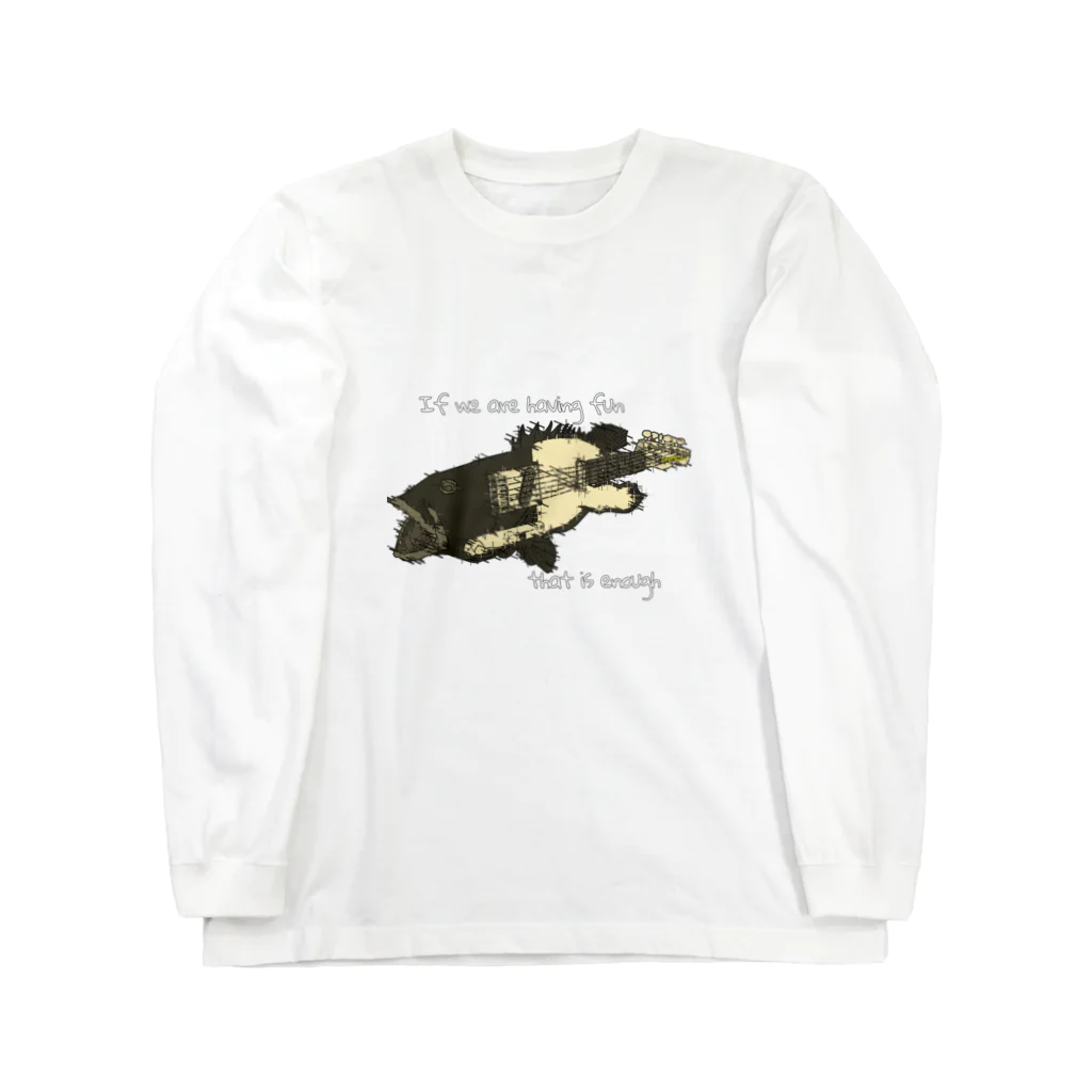 Kosetsuの魚とギター2 ロングスリーブTシャツ