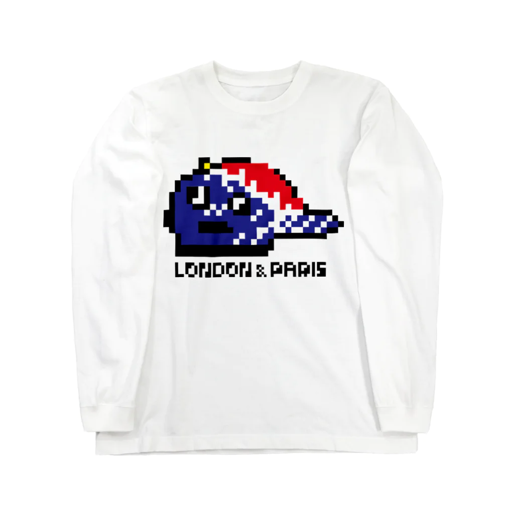 JIUKOのLONPARI 8BITS 「CAAAAP」 Long Sleeve T-Shirt