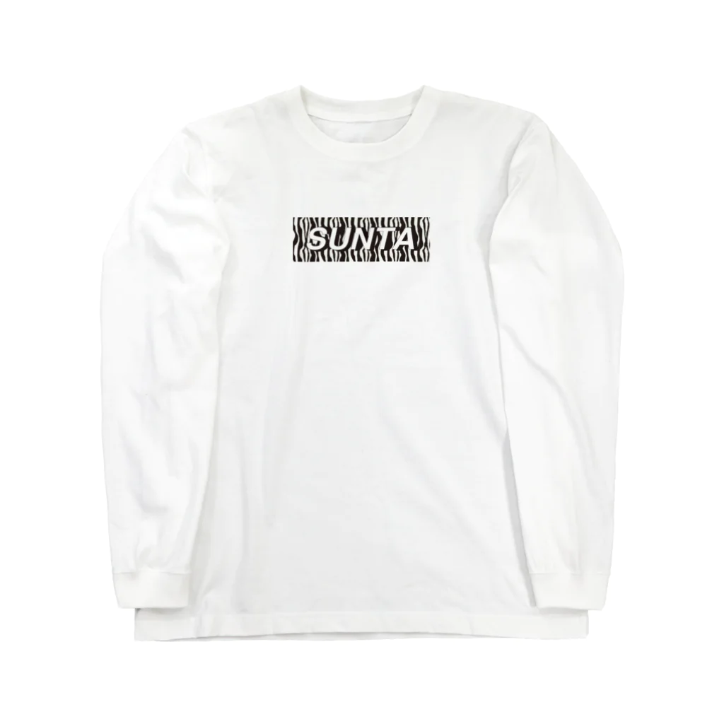 Yotaの「SUNTA」ロゴ　~ゼブラ~ ロングスリーブTシャツ