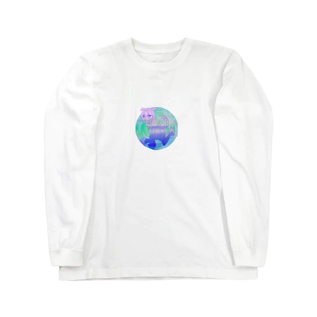 魚（うお）の中途半端な切り抜き Long Sleeve T-Shirt