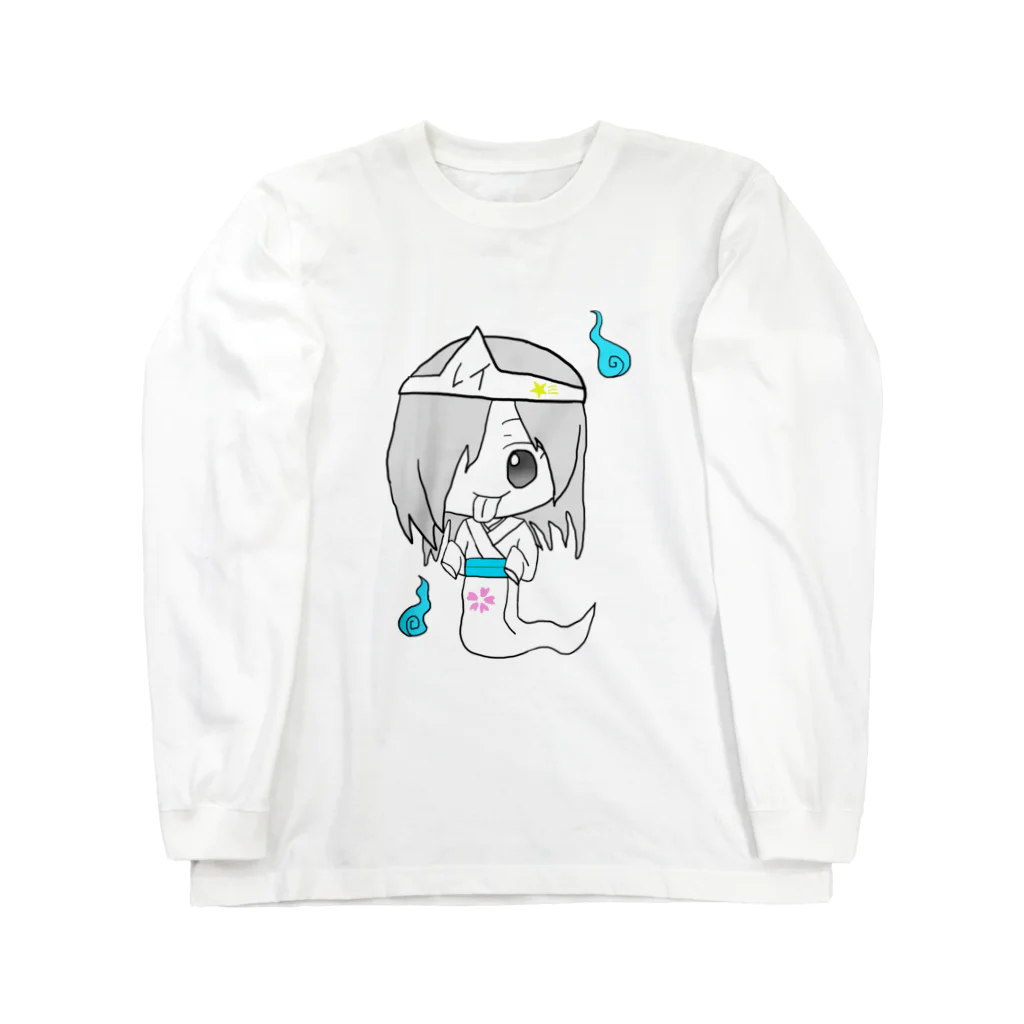 EAT ・HEART のちゃっかりお化け Long Sleeve T-Shirt