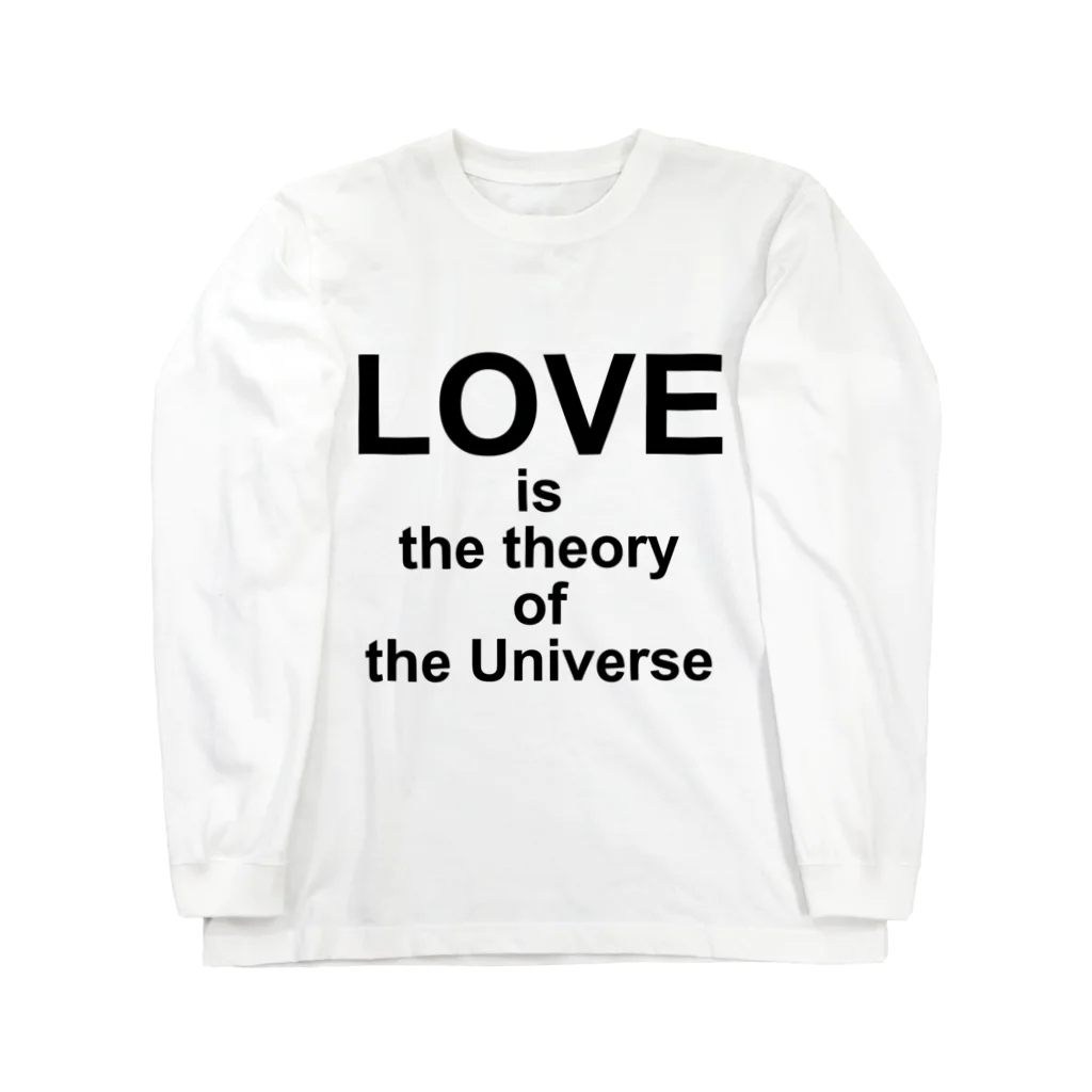 @mamma_miiiiaのLOVE is the theory of the Universe ロングスリーブTシャツ