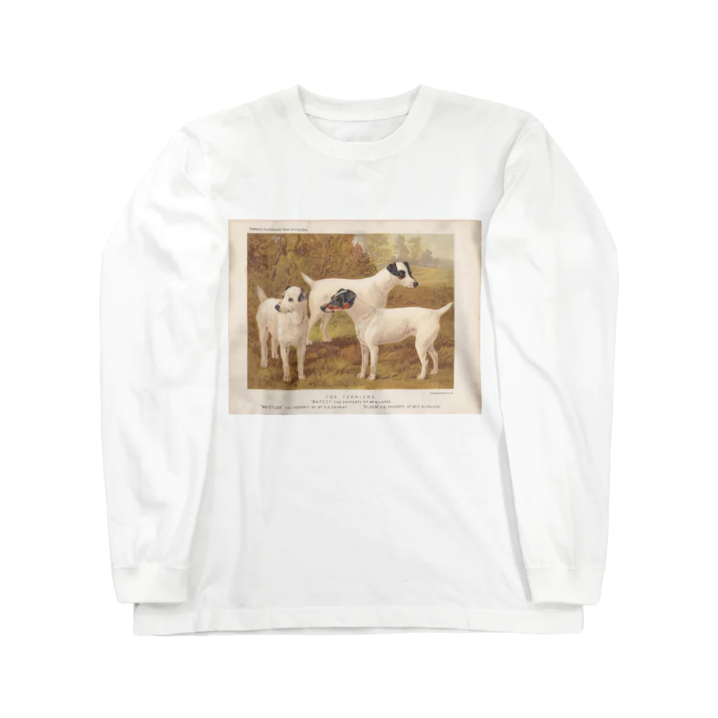 J. Jeffery Print Galleryのヴィクトリア時代の犬 ロングスリーブTシャツ