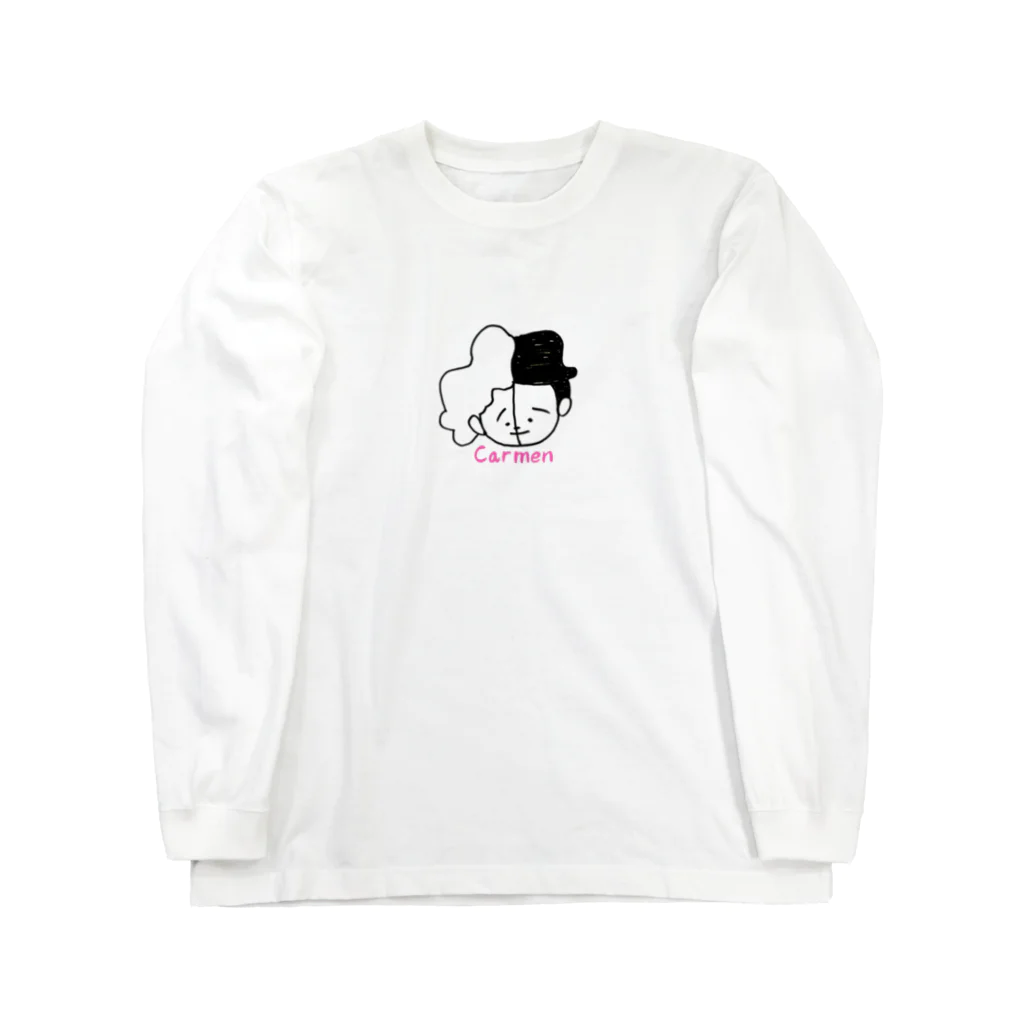 お笑い芸人　モダンタイムス公式グッズのカルメンちゃん Long Sleeve T-Shirt