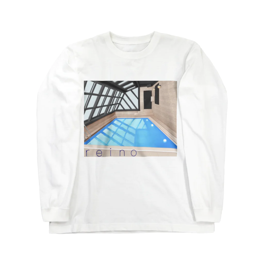 例のプールグッズの例のプール① Long Sleeve T-Shirt