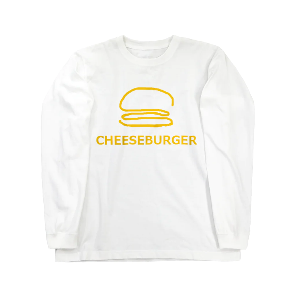 アメリカンベース のチーズバーガー ロングスリーブTシャツ