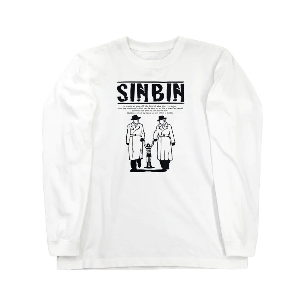 b.n.d [街中でもラグビーを！]バインドの【ラグビー / Rugby】 Sin Bin Ver2 Long Sleeve T-Shirt