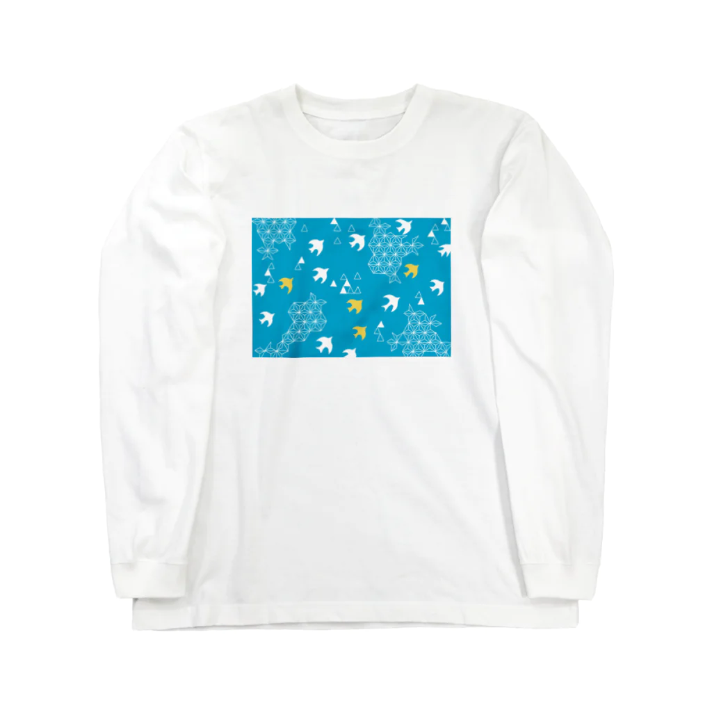 市陣の空を疾走る Long Sleeve T-Shirt