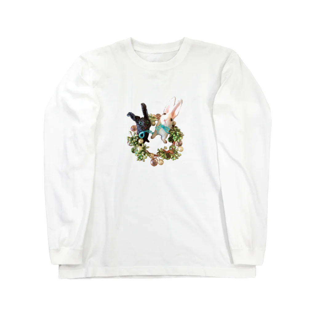 AKのうさぎ　リース Long Sleeve T-Shirt